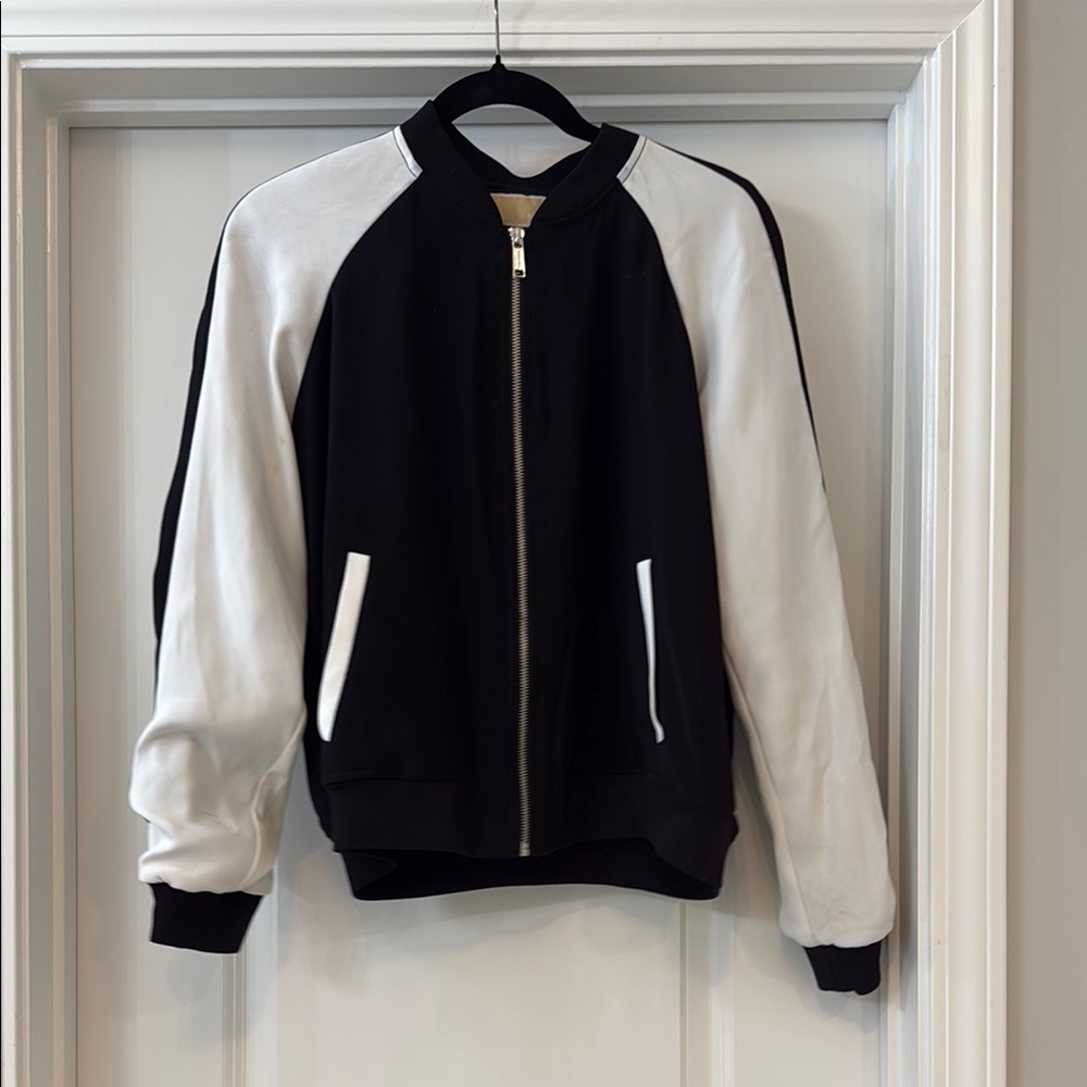 Michael Kors Black Bomber Jacket